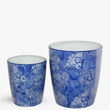 Ceramic Ishani Flower Pot Set/2