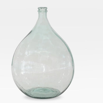 Large Mediterranean Bottle Glass Vase 56cm
