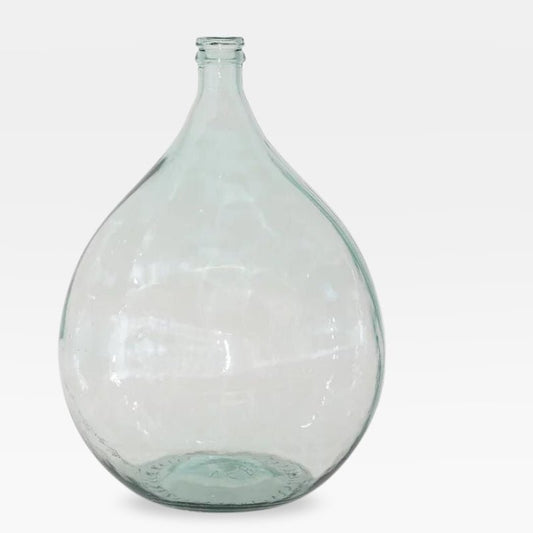 Large Mediterranean Bottle Glass Vase 56cm