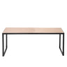 Metal and Wood Avani Slat Bench